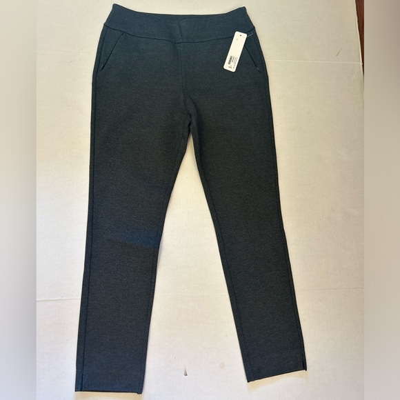 Soft Surroundings perfect ponte skinny ankle pants grey NWT Sz-S. Y11 - Picture 2 of 9